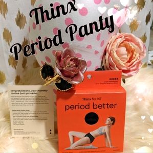 THINX Period Panties Women's Large Super Absorbancy Brief NWT